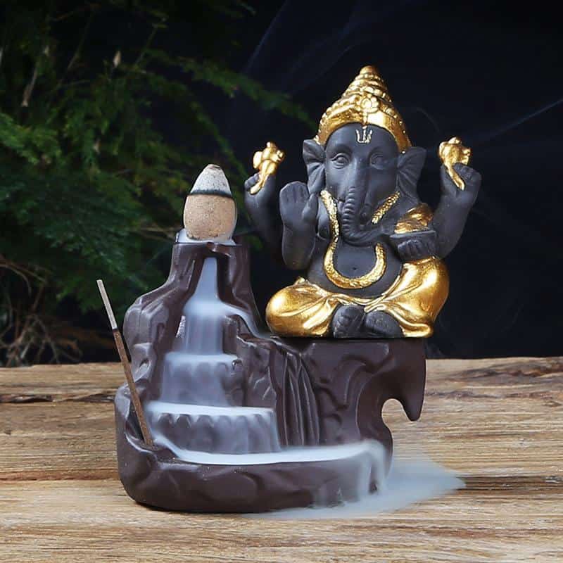 Røgelsesholder <Br>Ganesha