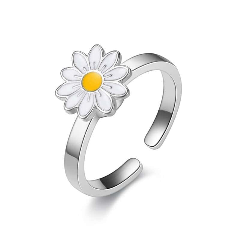 Angst Ring <Br> Marguerit Blomst