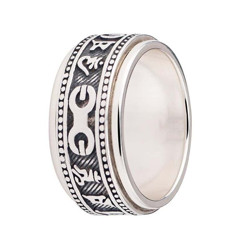 Anti-Stress Ring <Br>Mantra (Sølv)