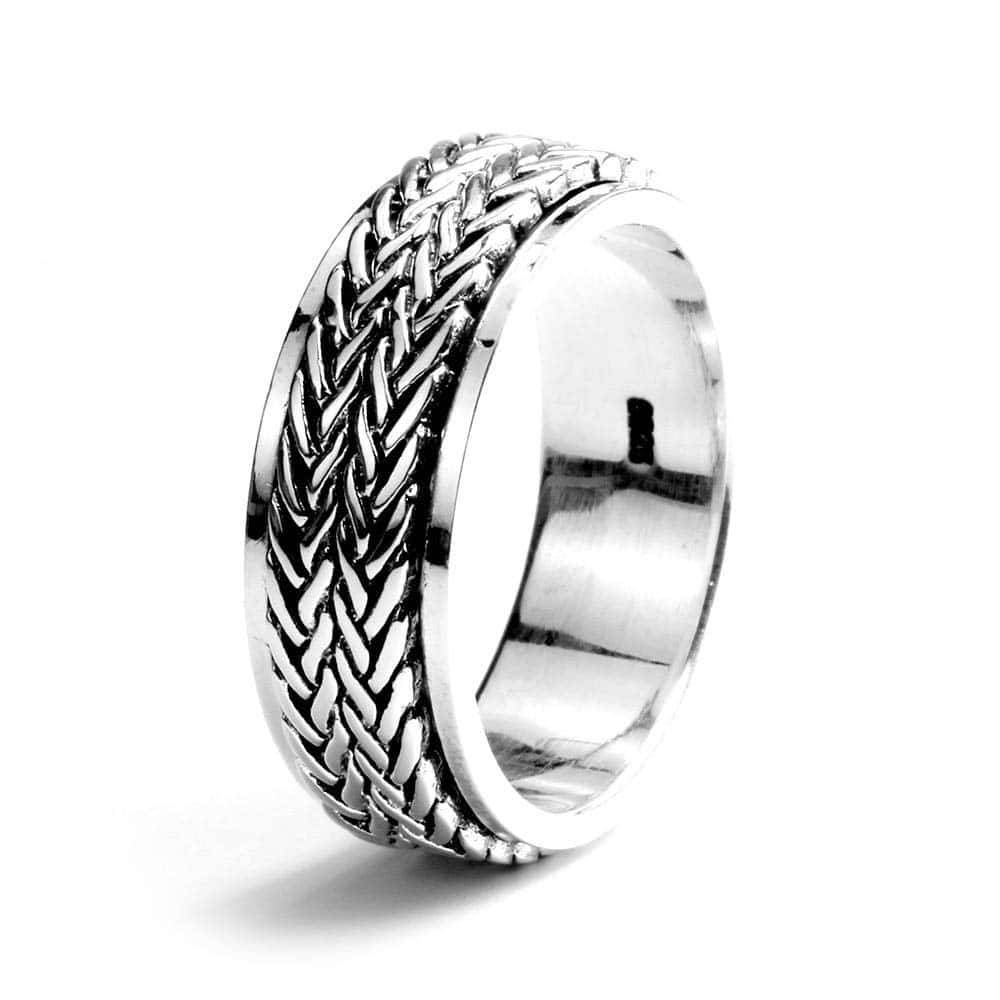 Anti-Stress Ring <Br>Fletninger (Sølv)