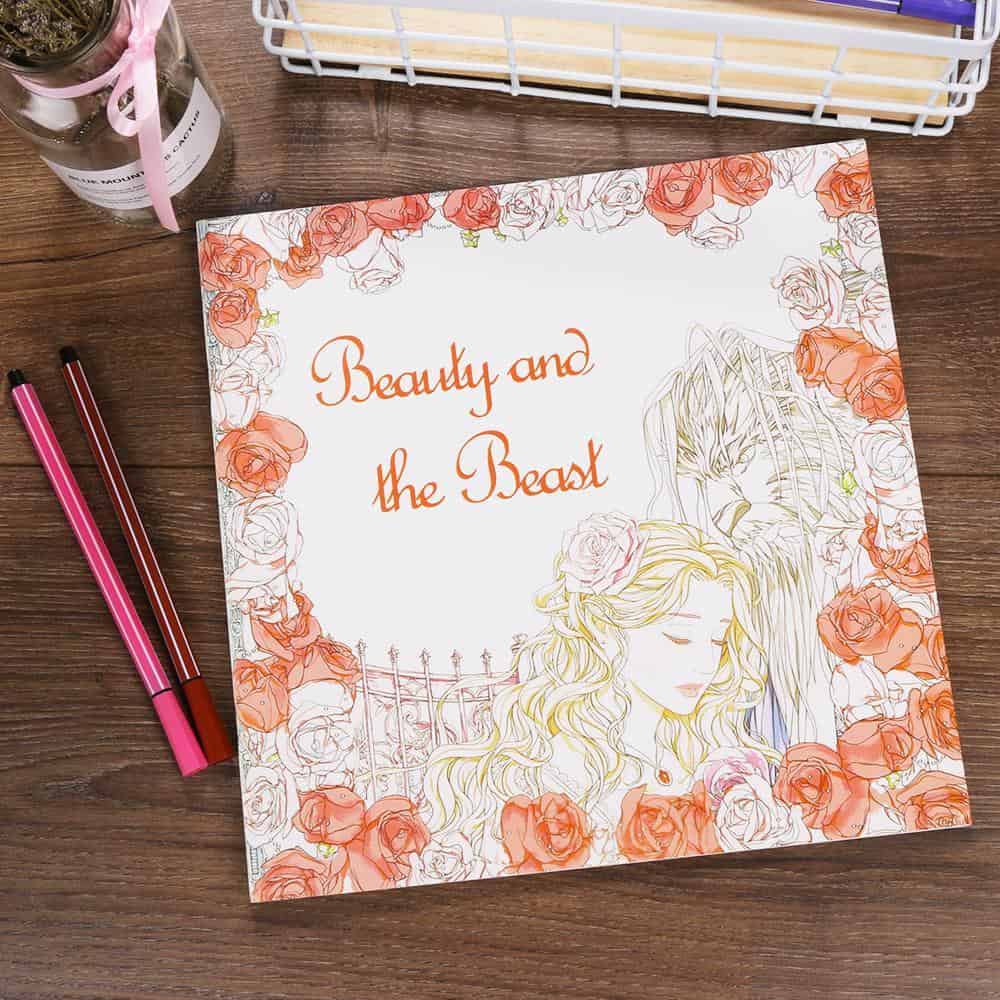 Anti-Stress Malebog <Br>Belle Et La Bête