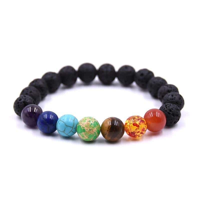 Anti-Stress Armbånd <Br>7 Chakraer