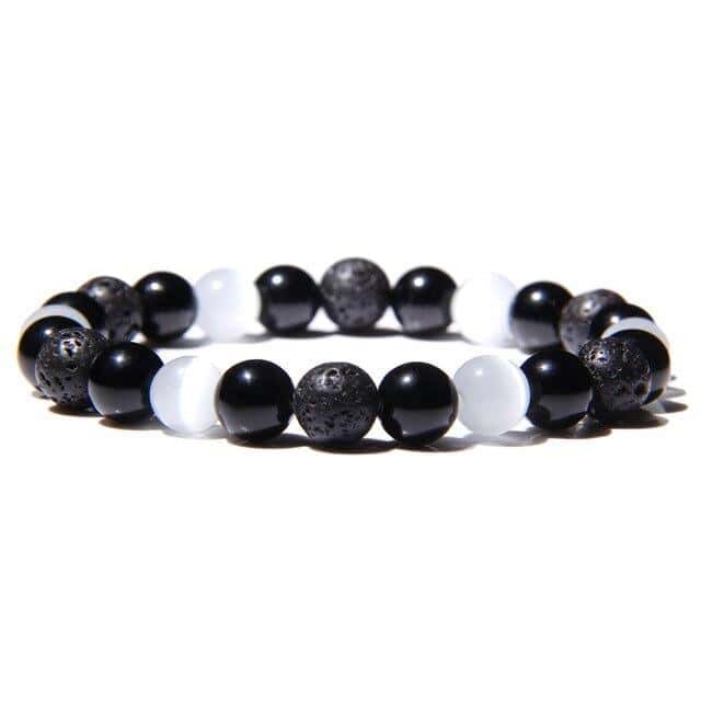 Anti-Stress Armbånd <Br>Katteøje Lavasten