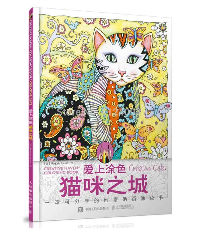 Anti-Stress Farvelægning <Br>Mandala Kat