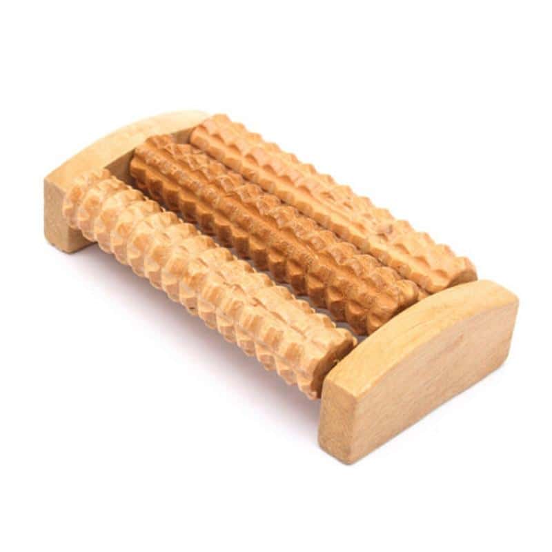 Afslappende Massage <Br>Fodmassageapparat Af Træ