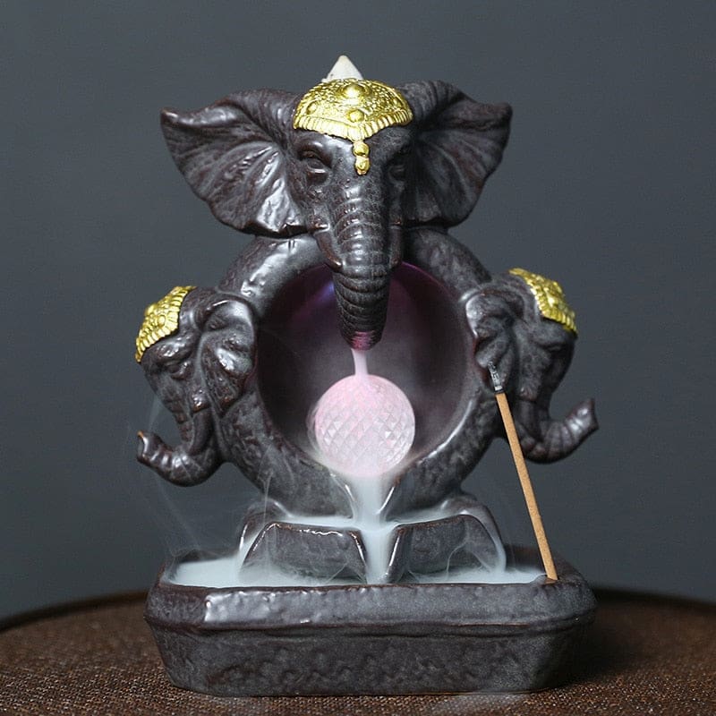 Røgelsesholder <Br>Elefant